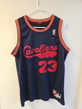 Lebron James #23 Cleveland Cavaliers Nike Jersey Size M Rewind Swingman 1972